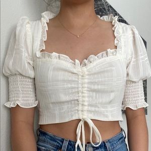 Vintage inspired crop top